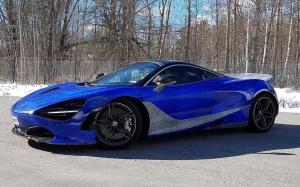 McLaren 720S Marble Blue by WrapStyle 2018 года